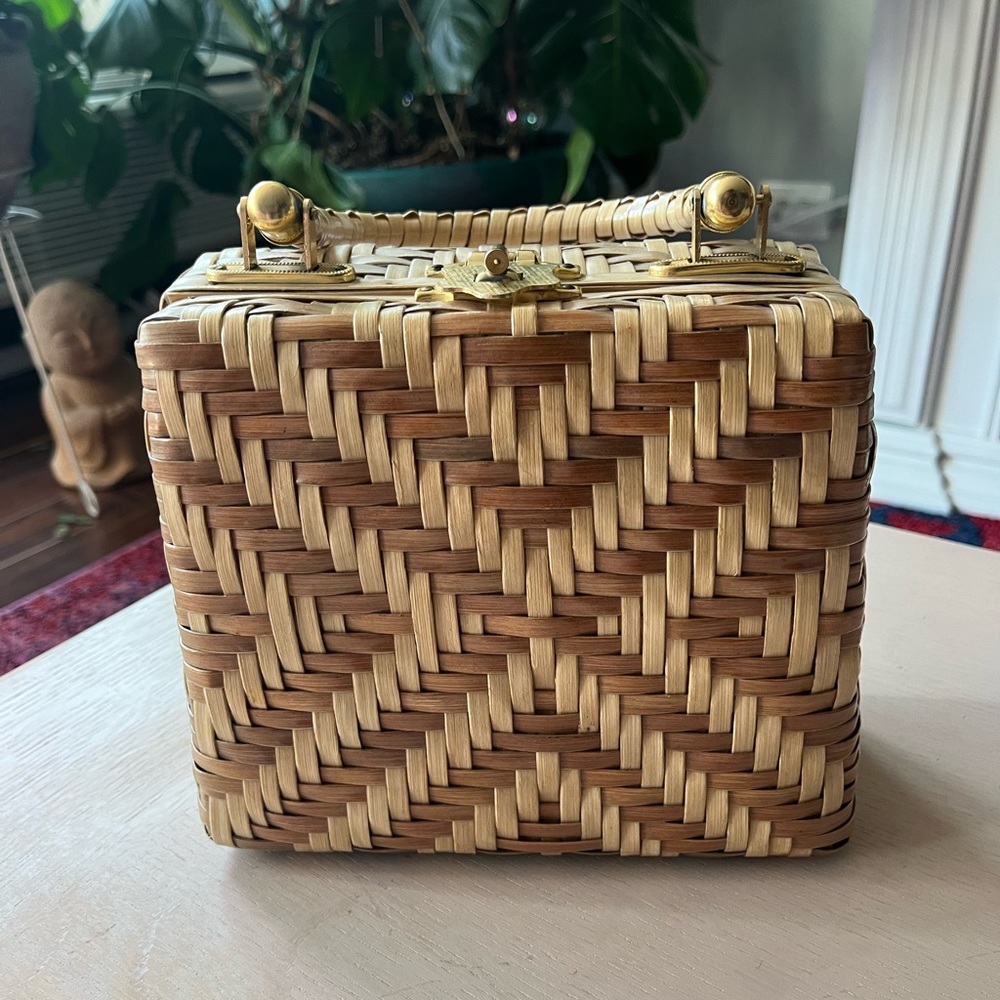 Vintage Bamboo Handbag